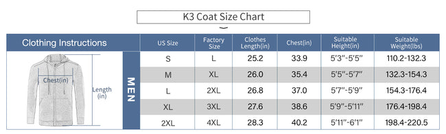 Kaño Hoodie Warm up K3-S935